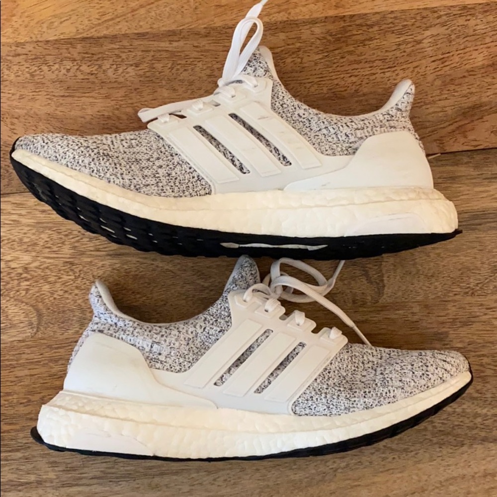 Women’s White Adidas Ultraboost Shoes - 7.5